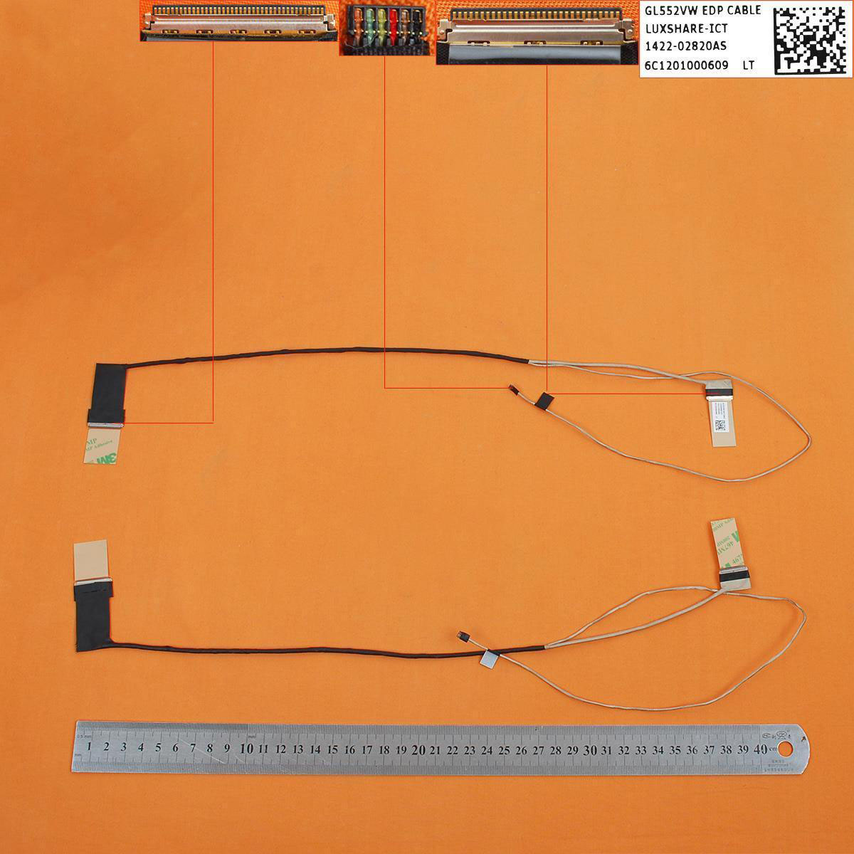 LCD flex kabel pro notebooky Asus GL552VW GL552JX GL552J GL552V ZX50J ZX50JX, 30PIN, verze 2