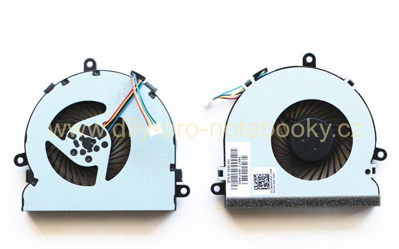 Ventilátor chlazení HP Pavilion 15-AC000 15-AF 250 G4 255 G3, 4PIN, verze 2