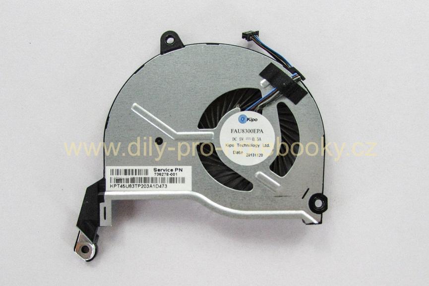 Ventilátor chlazení HP Pavilion 15-N , 14-N 14-W 14-Z 15-F 15-T 17-N