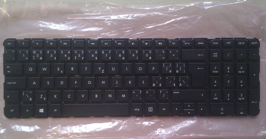 CZ/SK klávesnice HP Pavilion Envy M6 M6T M6-1000 M6-1100 M6-1200