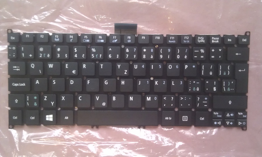 Klávesnice CZ/SK pro Acer Aspire S3-371 S3-391 S3-951 S5-391