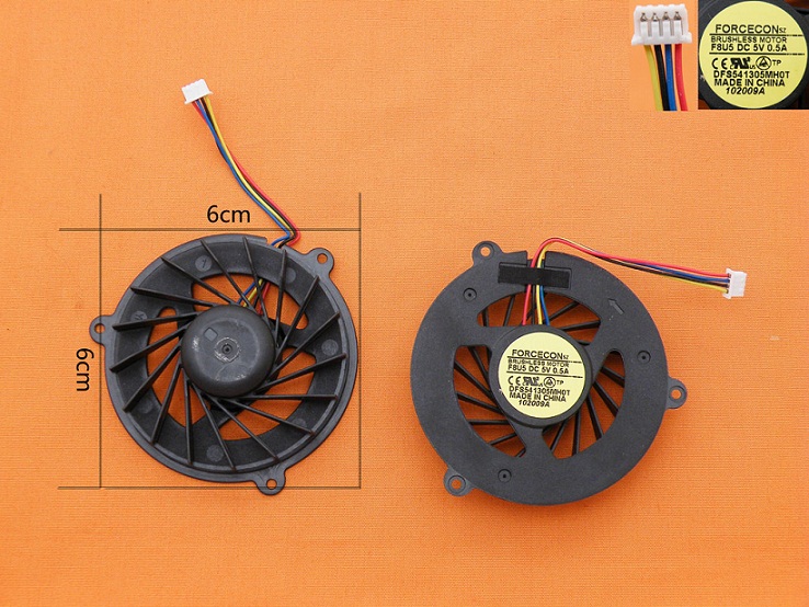 Ventilátor chlazení pro Asus M50 M50v M50sv M50sa G50 G50V G50VT G51 G51VX G60 N
