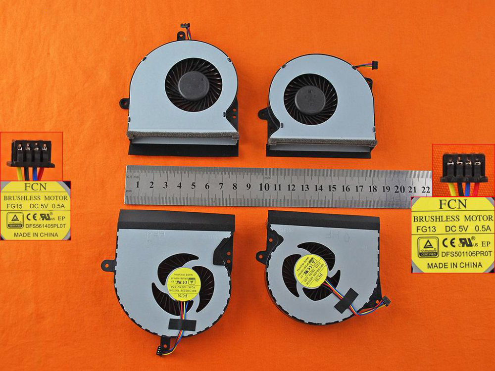 Ventilátor pro Asus G751 G751J G751M, verze 1