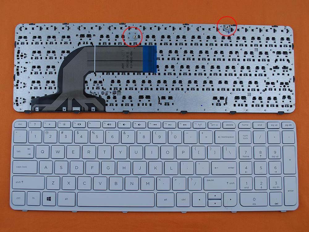 Klávesnice HP 350 G1 355 G2 - bílá