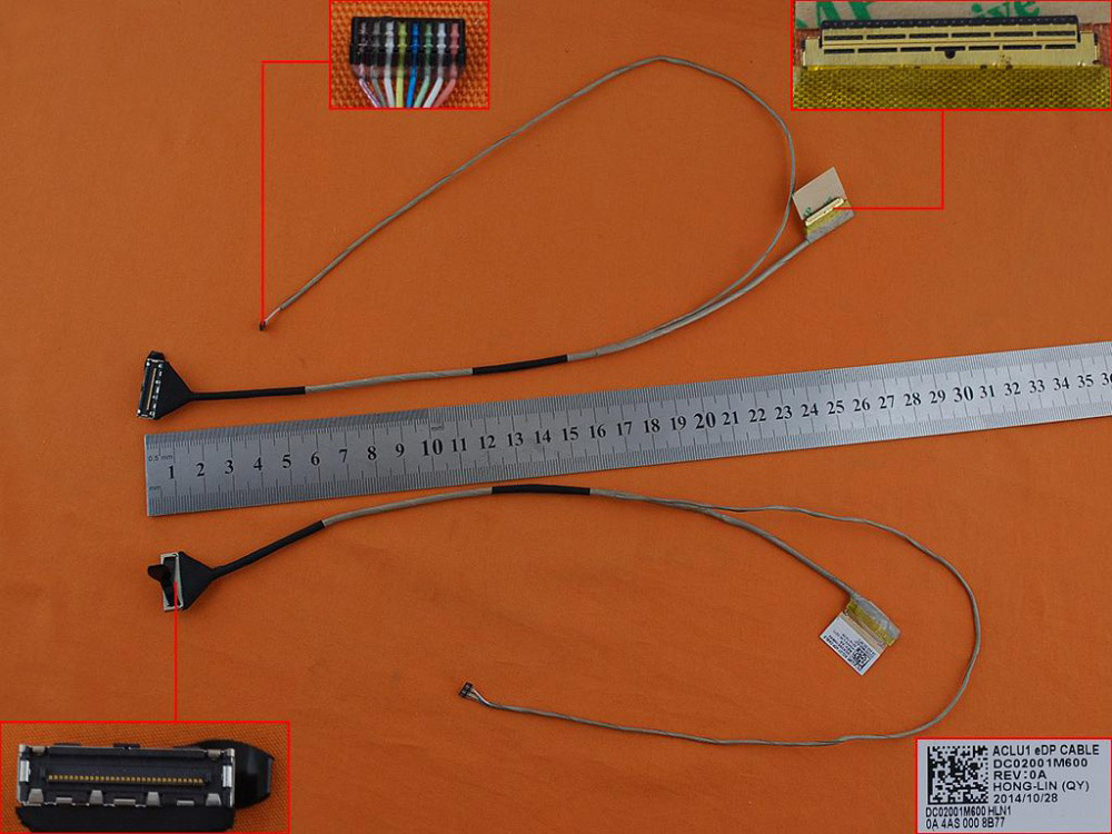 LCD flex kabel pro notebooky Lenovo Ideapad G40-30 G40-45 G40-75 Z40-45, verze 1