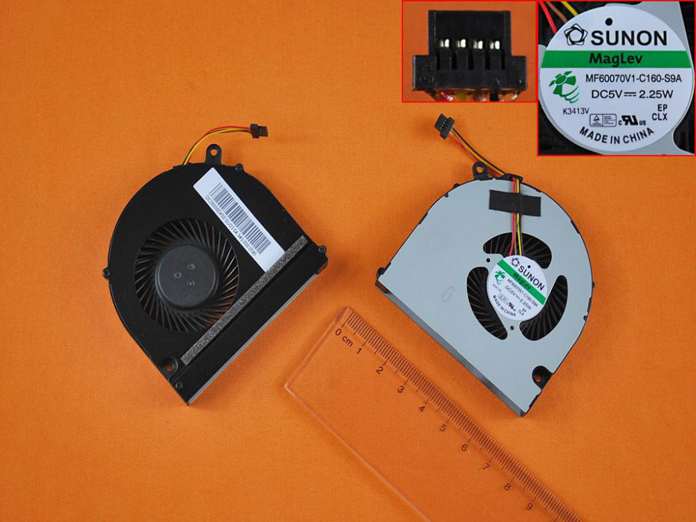 Ventilátor chlazení pro Acer Aspire R7-571 R7-571G R7-572 R7-572G, pro CPU
