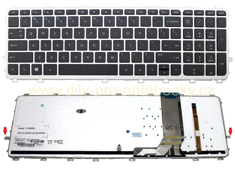 Klávesnice HP Envy 15-J 15-J000 17-J 15T-J100
