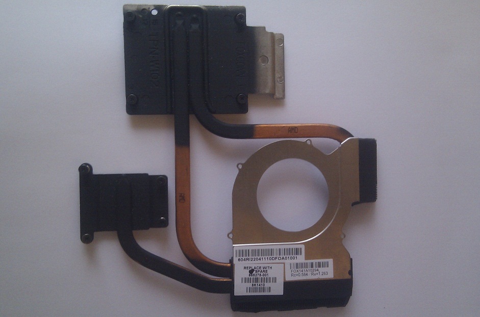 Nové chlazení / heatsink HP Pavilion DV7-6000 DV6-6000