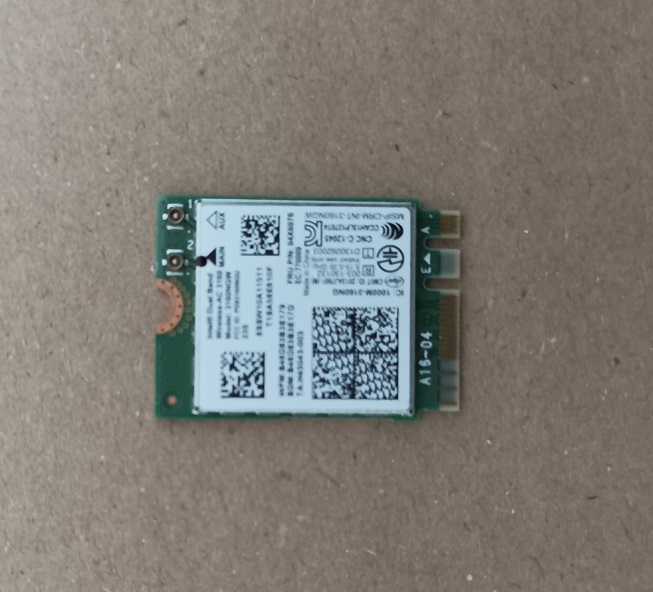 Wifi karta + Bluetooth 3160NGW - z notebooku Lenovo G50-80