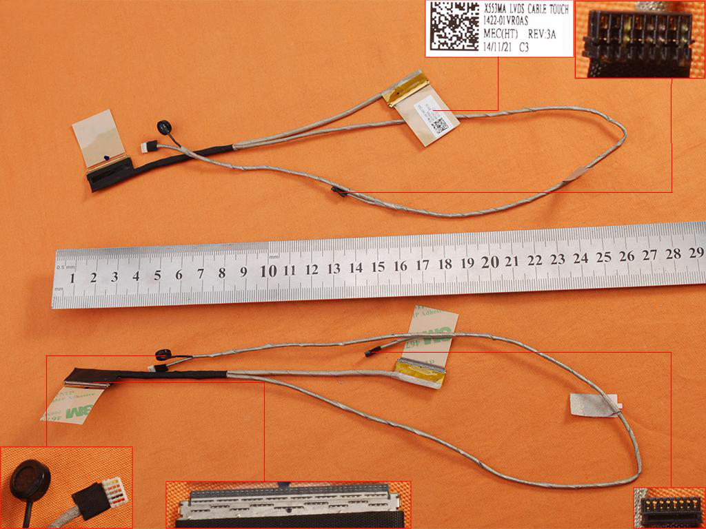 LCD flex kabel pro notebook Asus F553M X553S X553SA X553MA, verze 2
