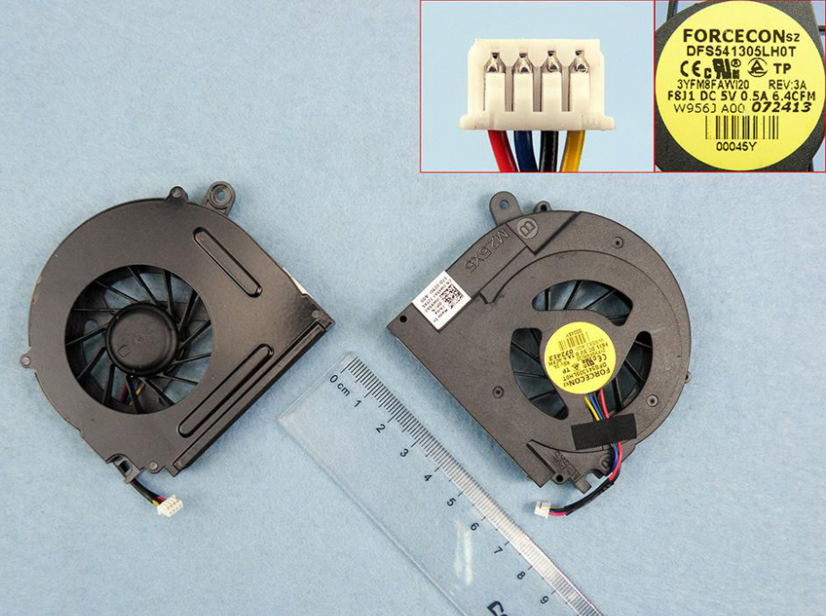 Ventilátor chlazení pro Dell Studio 1555 1558 , verze 1