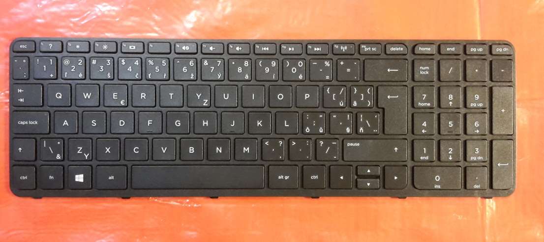 CZ/SK klávesnice HP Pavilion 15-E 15-N 250 G3 255 G3 256 G3