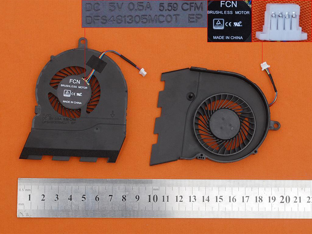 Ventilátor chlazení pro Dell Inspiron 15G 15 5567