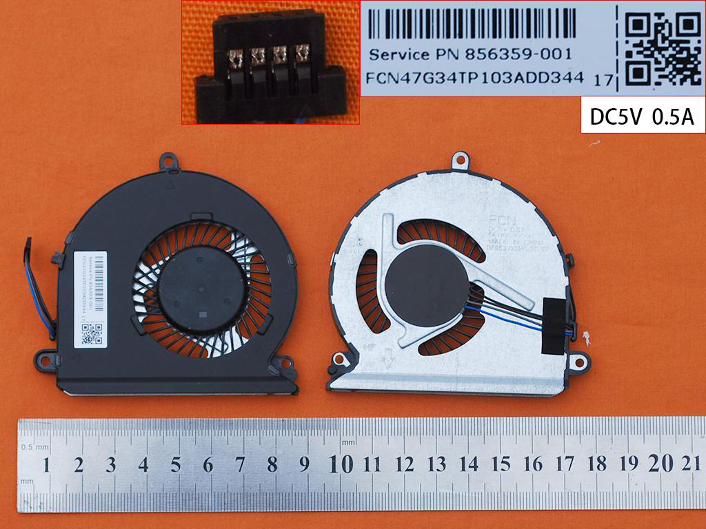 Ventilátor chlazení Lenovo IdeaPad V310-14ISK HP Pavilion 15-AU 15-AU000 15-AW 15-AW000