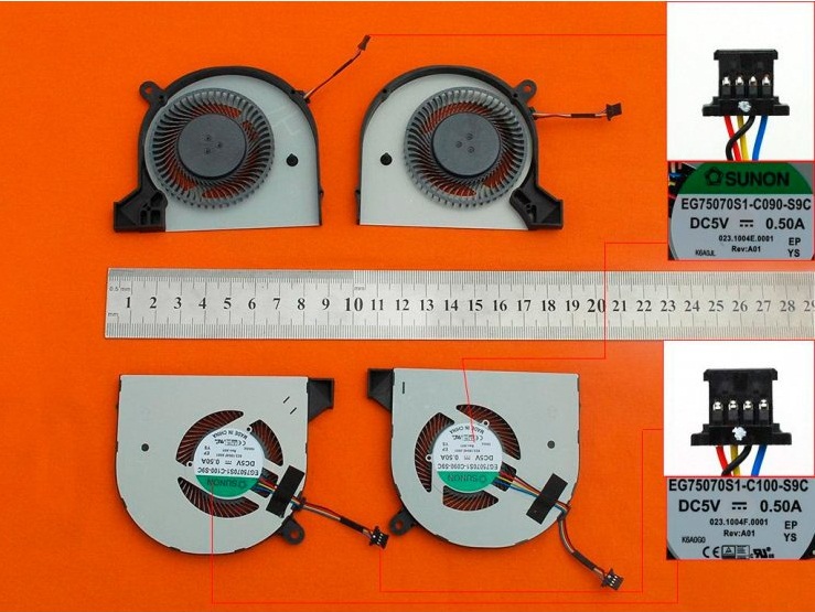 Ventilátor chlazení pro Acer Aspire V Nitro VN7-592 VN7-592G V15