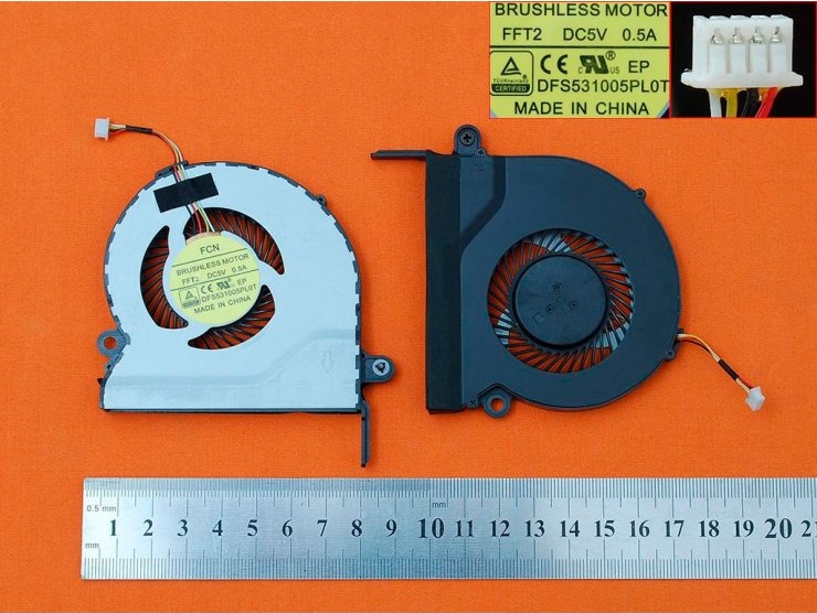 Ventilátor chlazení pro Acer Aspire E5-731 E5-731G E5-771 E5-771G