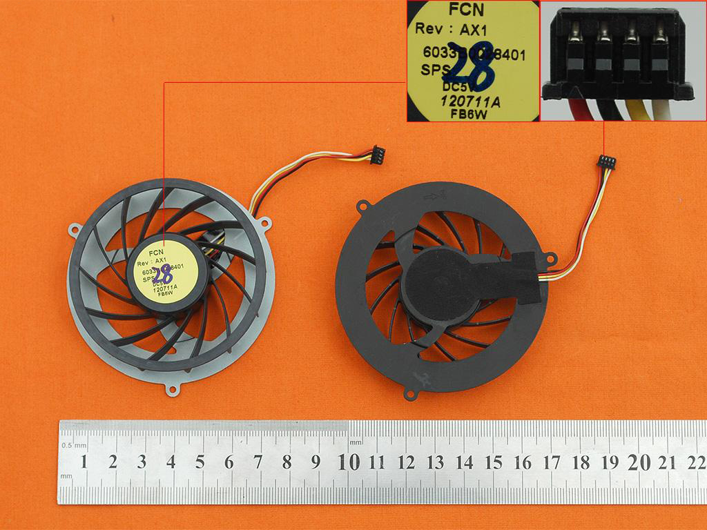 Ventilátor chlazení HP EliteBook 8770W 8740W 8675W 8760W