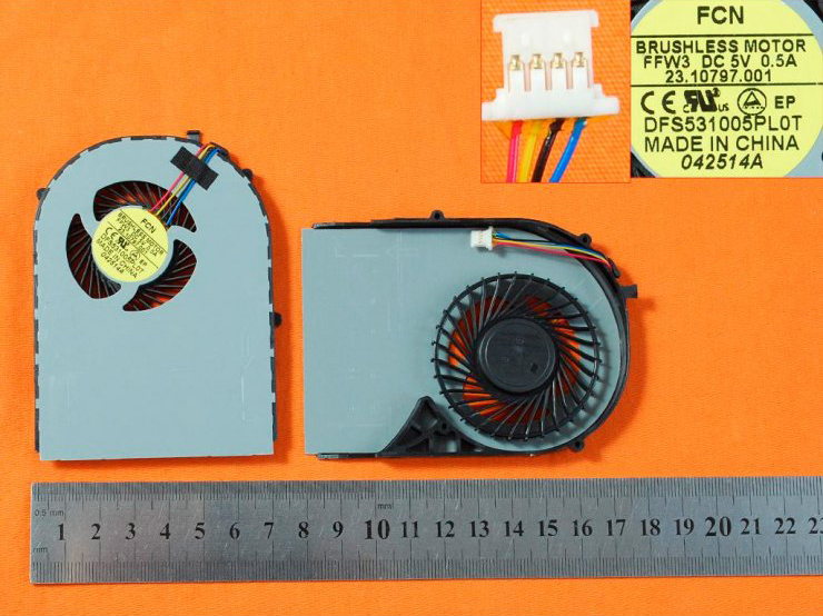 Ventilátor chlazení Lenovo Ideapad S410p S510p