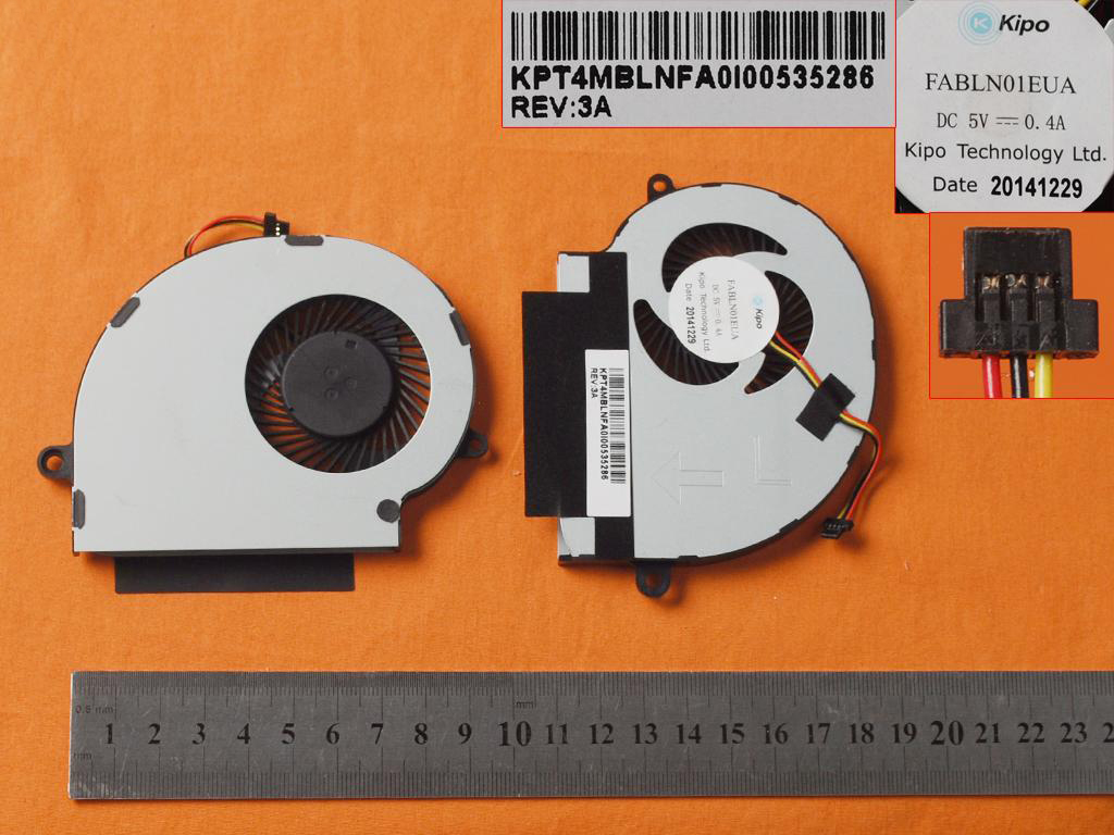 Ventilátor chlazení pro Toshiba Satellite S55T-B , levý