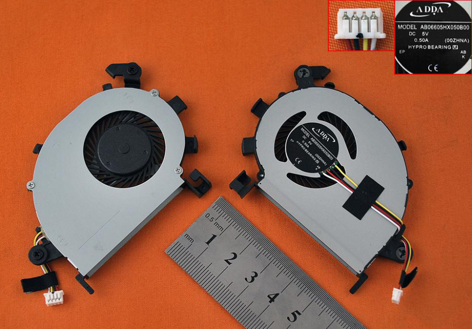 Ventilátor chlazení pro Acer Chromebook C720 C720p C270 C910