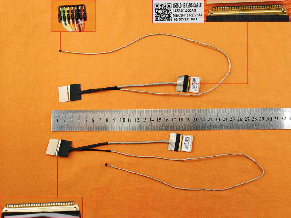 LCD flex kabel pro notebook Asus X555ld-1B X555l W509l Dx992 K555 , verze 1