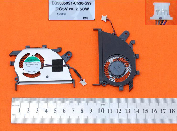 Ventilátor chlazení pro Acer Aspire R13 R7-371T