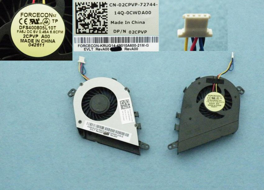 Ventilátor chlazení pro Dell Latitude E5420 E5420M 5420