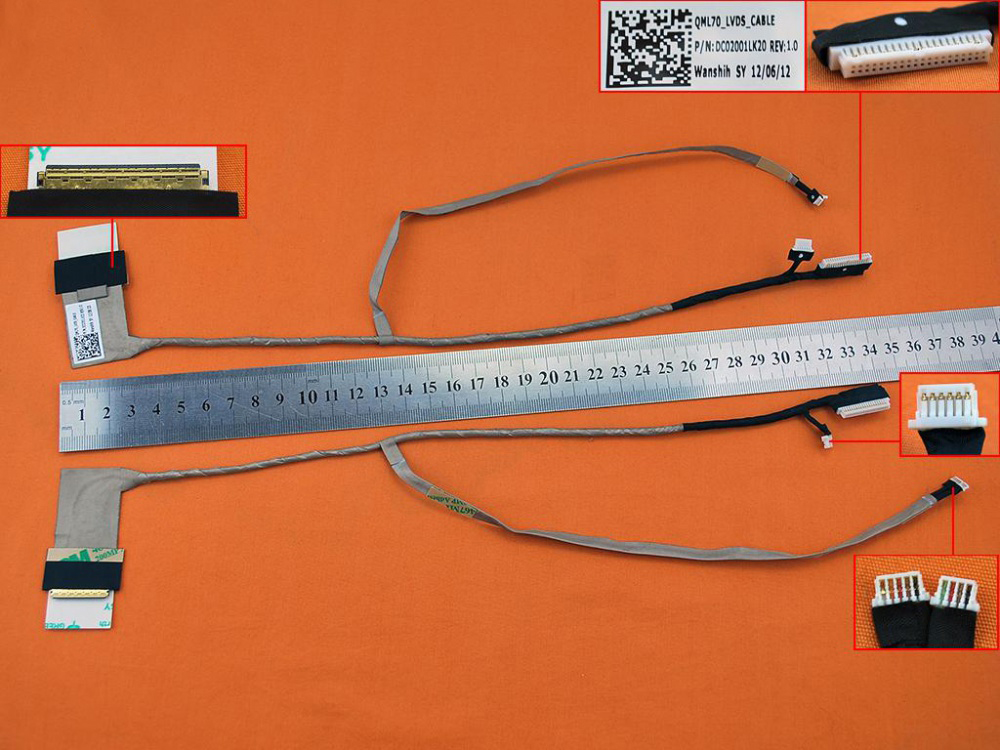 LCD flex kabel pro notebook Asus A75 A75D A75DE K75D