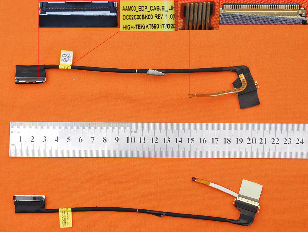 LCD flex kabel pro notebook Dell XPS 15 9550 9560 M5510