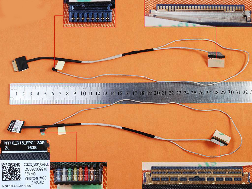 LCD flex kabel pro notebooky Lenovo IdeaPad 110-15IBR 110-15 , 30PIN