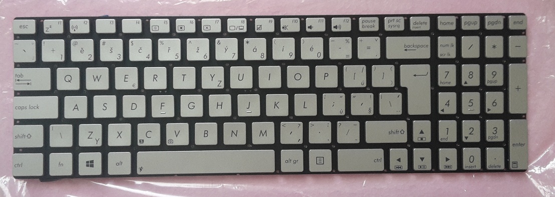 Klávesnice CZ Asus N550 U500 Q550L N750 N550J N56V N76V