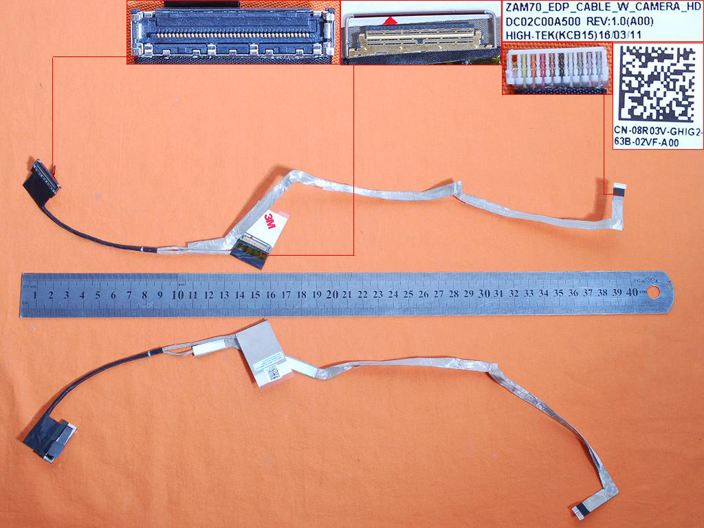 LCD flex kabel pro notebook Dell Latitude E5450 Zam70, verze 1