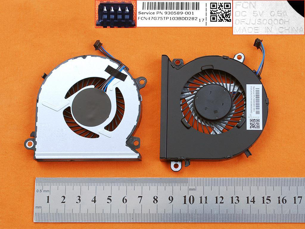 Ventilátor chlazení HP Pavilion Power 15-CB035WM 15-CB077CL 15-CB