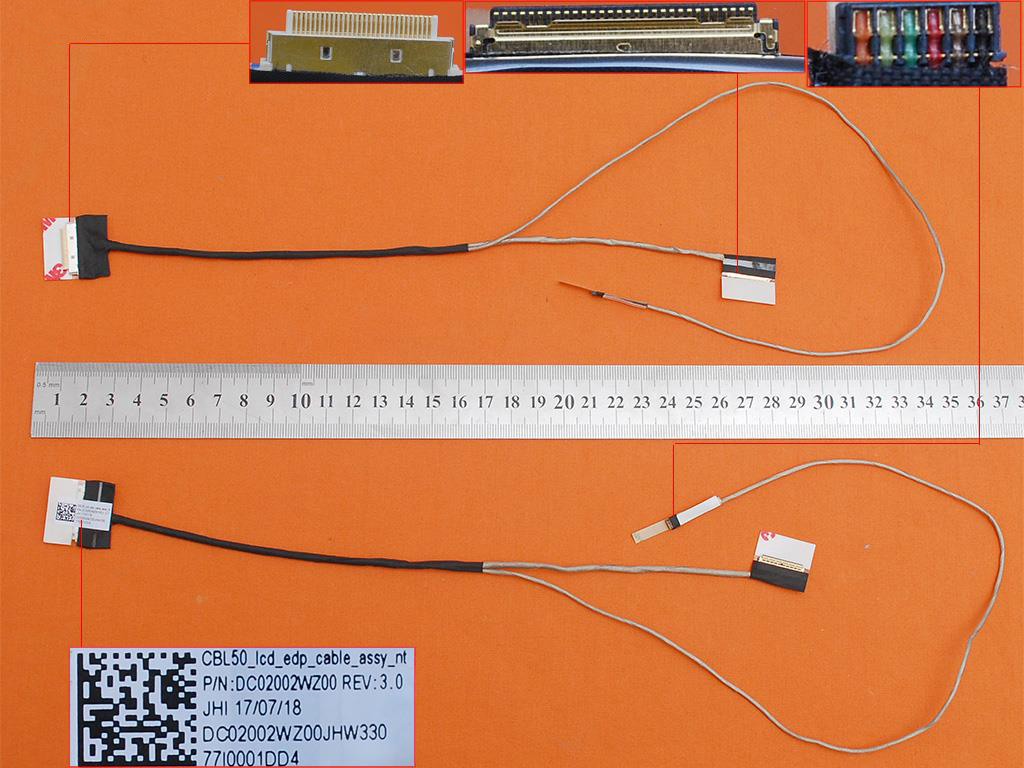 LCD flex kabel pro notebooky HP 15-BS 15-BW 15T-BR 15Z-BW, verze 1
