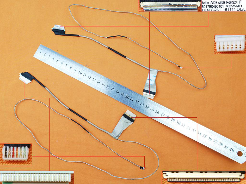 LCD flex kabel pro notebooky Toshiba Satellite C75 C75d-B C75d C70d-B L75 L75-B L70-B, verze 2