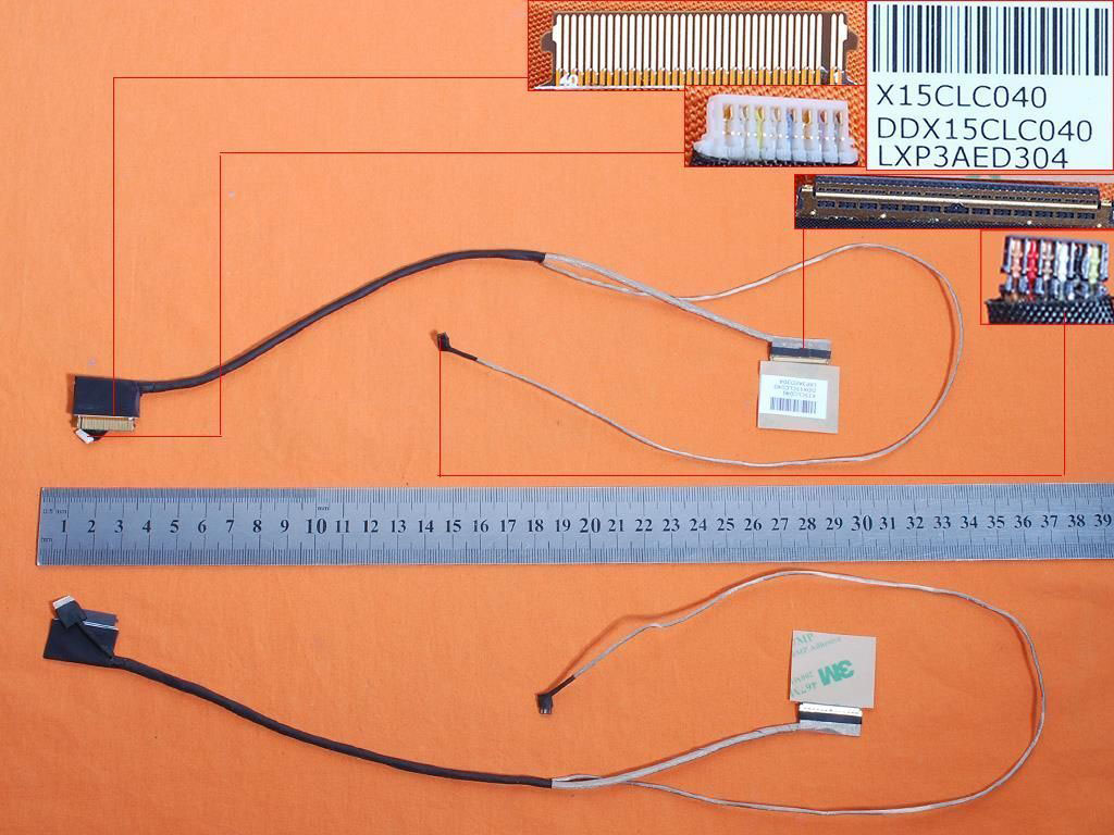 LCD flex kabel pro notebooky HP Pavilion 15-AB, dotykové LCD, 40PIN