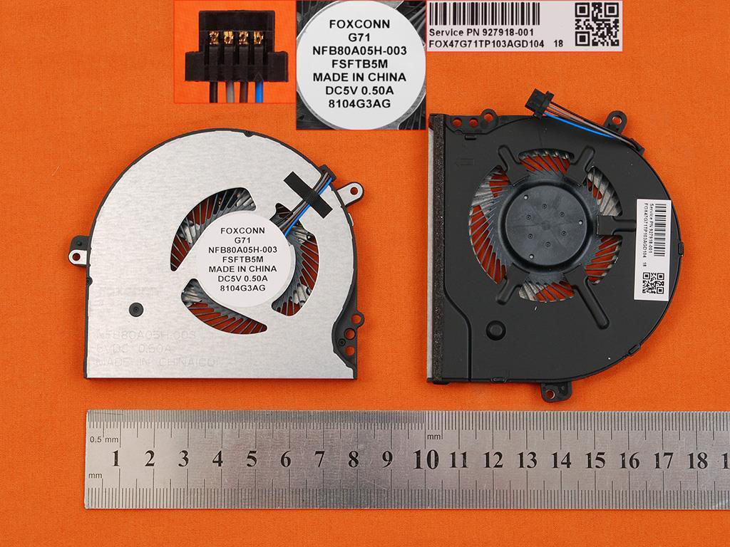 Ventilátor chlazení HP Pavilion 15-CC 15-cc000 15T-CC000