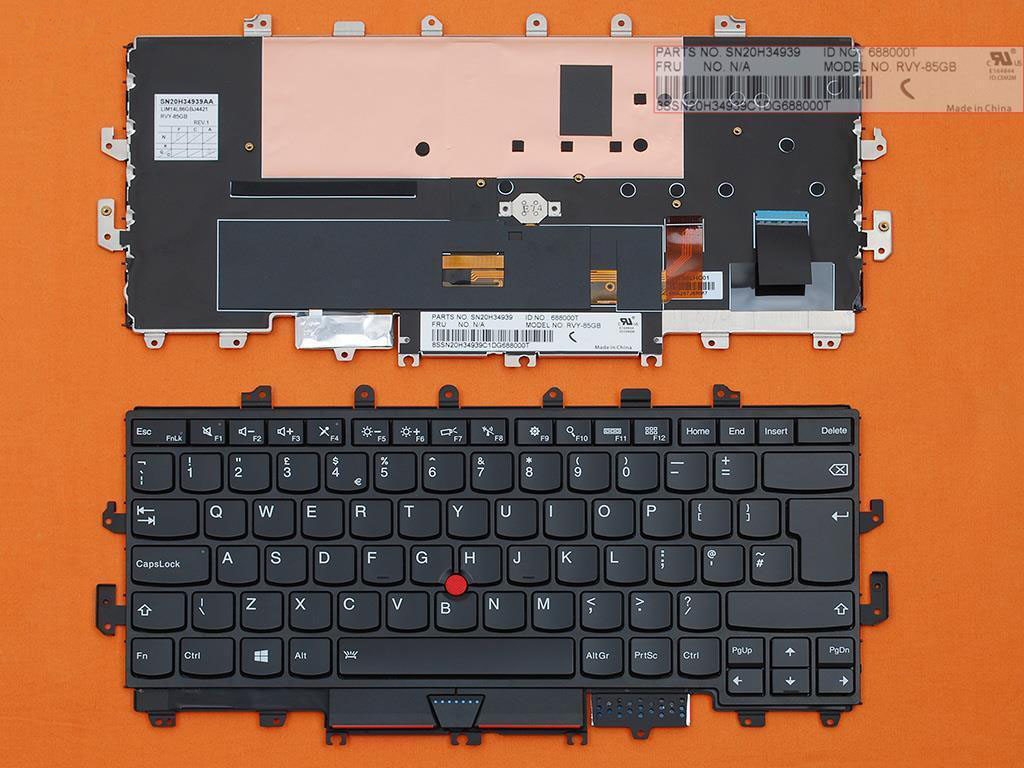 Klávesnice pro Lenovo ThinkPad X1 Gen 4 4th X1C 2016