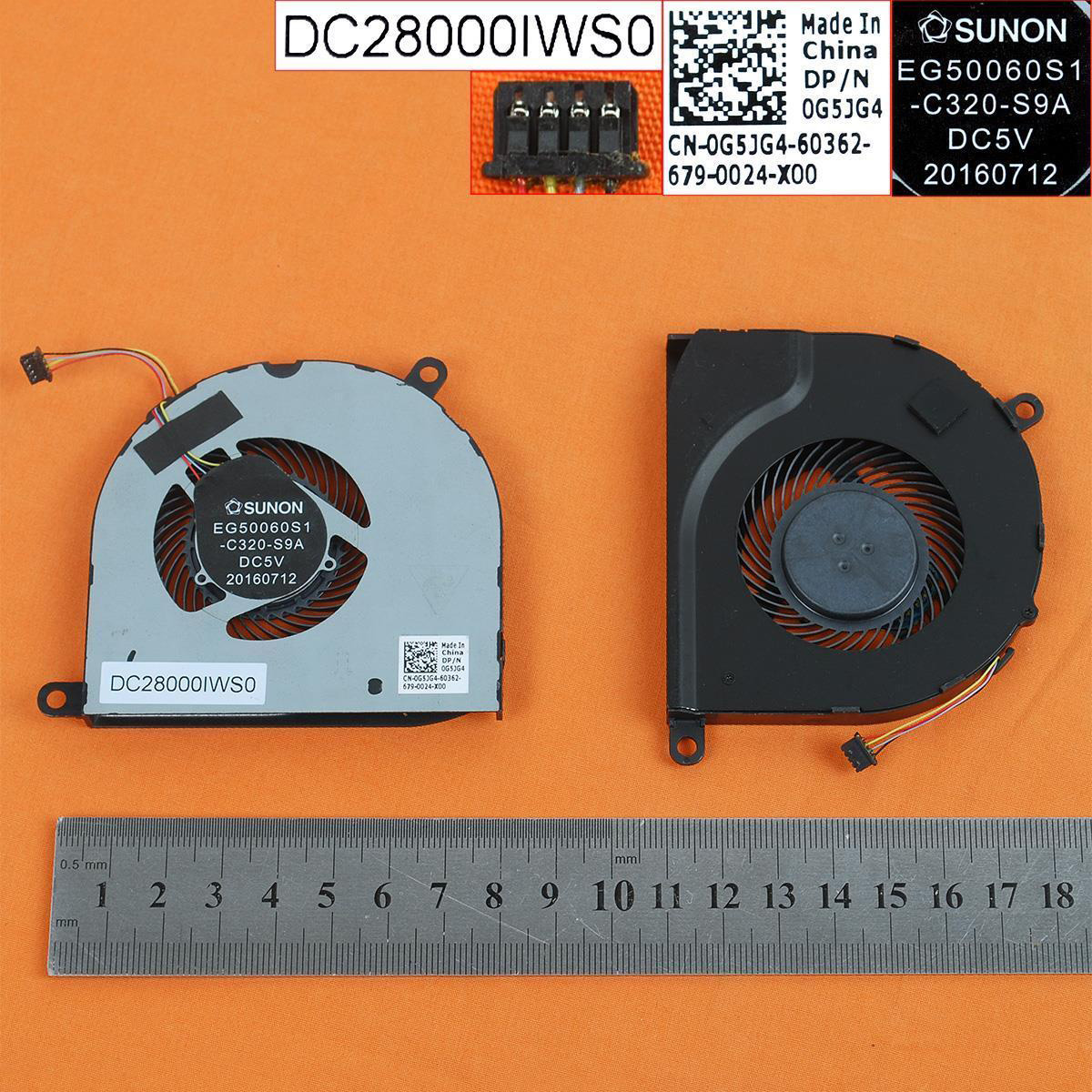 Ventilátor chlazení pro Dell Latitude 14 5000 5480 ( 2017 )