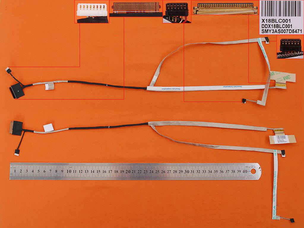 LCD flex kabel pro notebooky HP Pavilion 17-G 17-G121WM 17-G179NB, verze 1, 30PIN