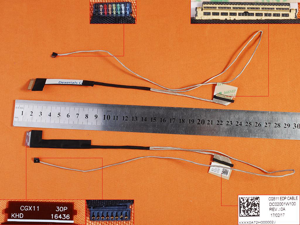 LCD flex kabel pro notebooky Lenovo IdeaPad 310-15IKB 310-15ABR 510-15IKB 510-15ISK 510-15ABR