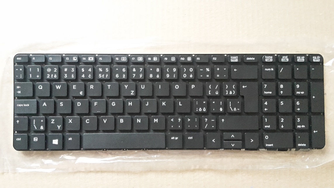CZ/SK klávesnice HP Probook 450 G0 450 G1 455 G1
