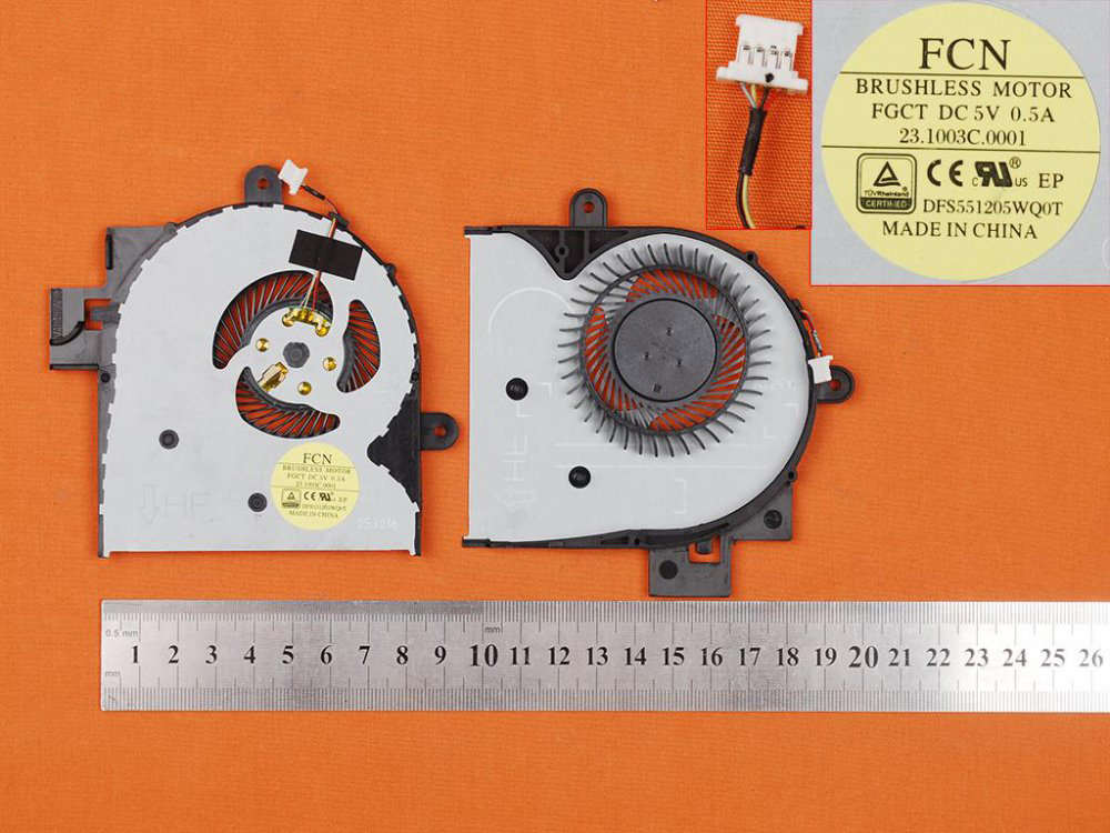 Ventilátor chlazení pro HP Envy X360 M6-W M6-W010DX M6-W101DX M6-W102DX