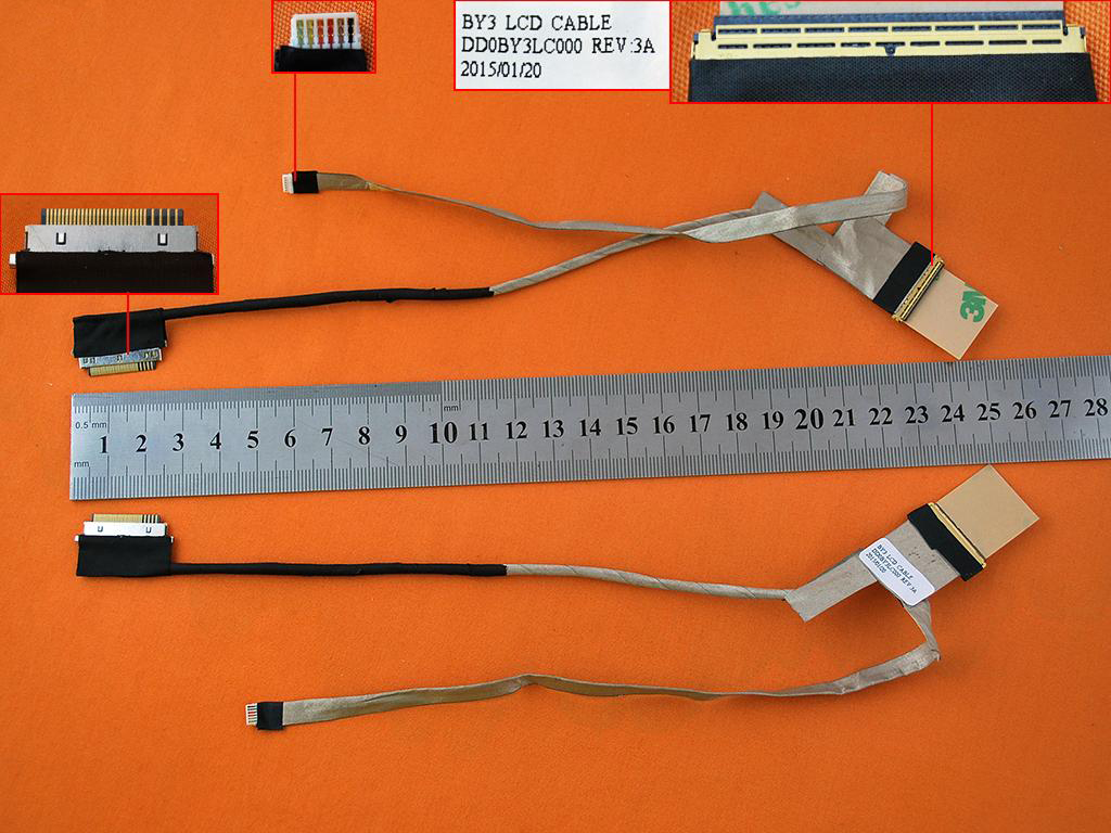 LCD flex kabel pro notebooky Toshiba Satellite L840 L830 L800 L805 C800 C805 C845