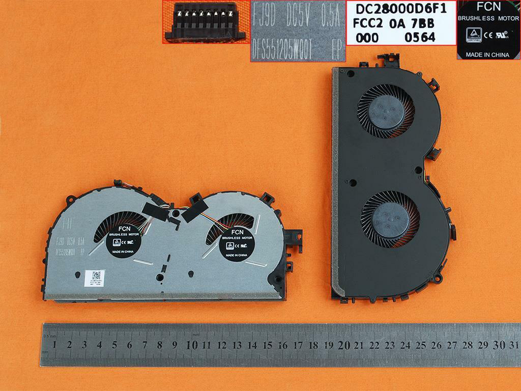 Ventilátor chlazení Lenovo Legion Y520-15IKBM R720-15IKBN, verze 1