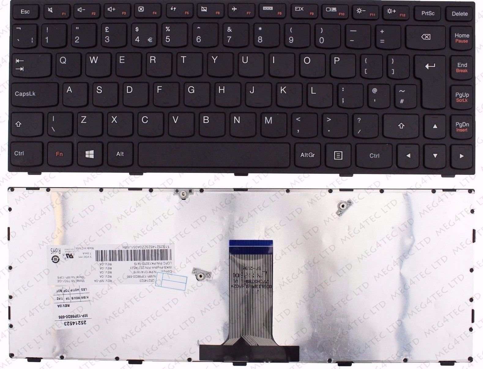 Klávesnice pro Lenovo G40-30 G40-45 G40-70 G40-75 G40-80