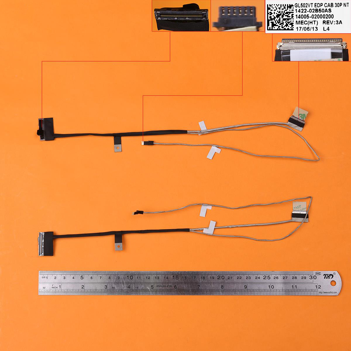 LCD flex kabel pro notebook Asus GL502 GL502VT GL502VS GL502VM GL502VY/V, verze 1