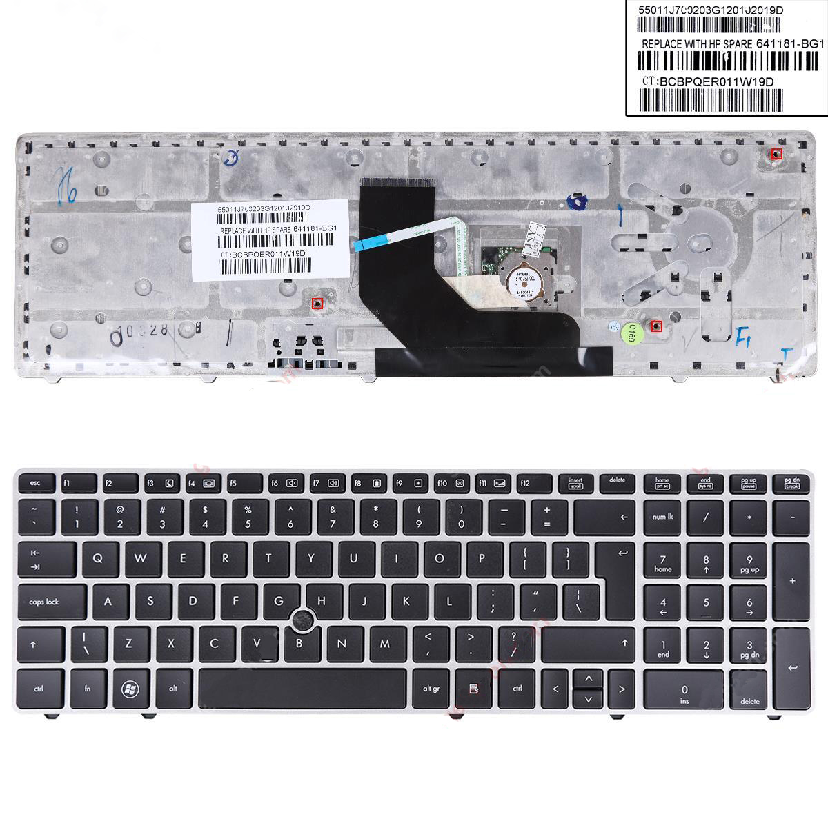 Klávesnice HP Probook 6560B Elitebook 8570 P 8560 P