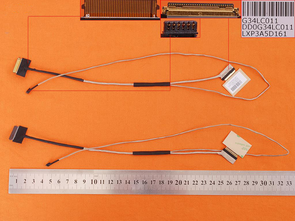 LCD flex kabel pro notebooky HP 15-AU030WM 15-AU 15-AU020 15-AW, verze 1