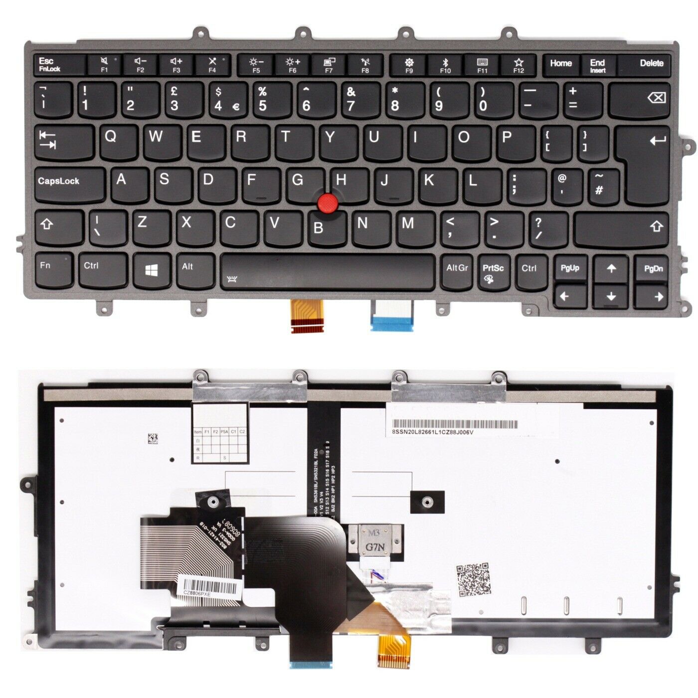 Klávesnice pro IBM Thinkpad X240 X240S X240I X250 X260 X270, podsvicení